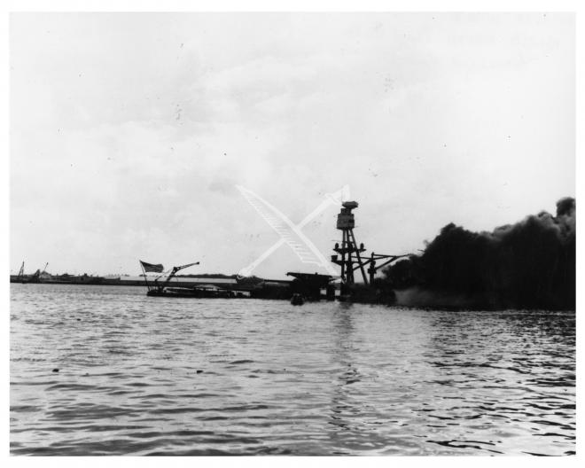 USS Arizona (BB-39) Sinking | U.S. Naval Institute Photo Archives